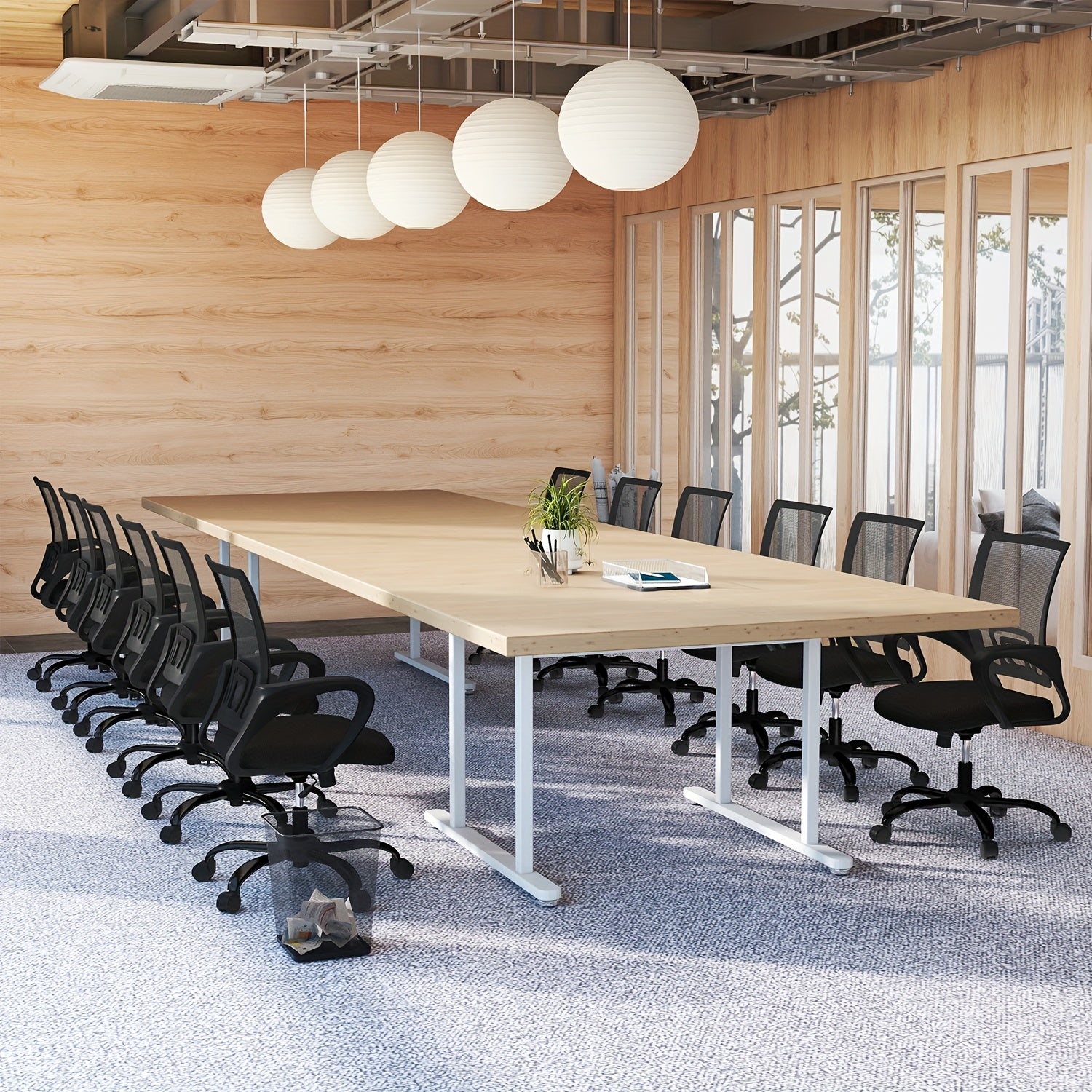 Ergonomic Mesh Office Chair Ergonomic Office Chair, Mesh Computer Chair, Back And Lumbar Support, Comfortable Padded Seat On 5 Wheels, Modern Executive Adjustable Chair