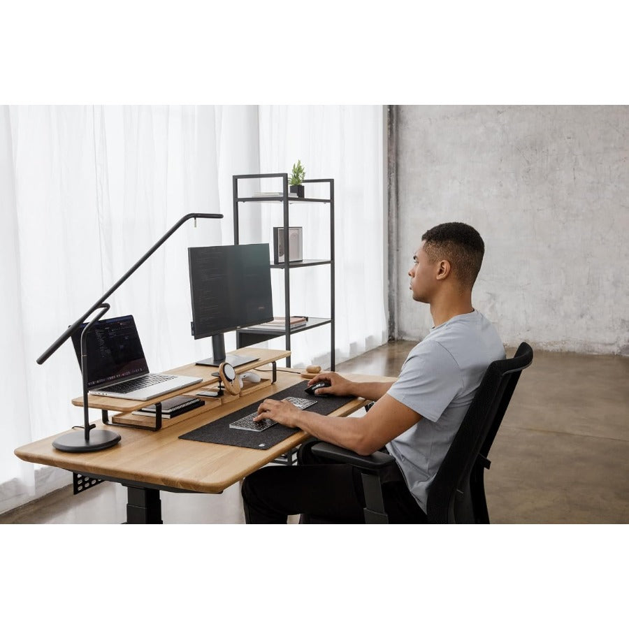 A Computer Elevation Stand, Featuring a Robust Load-Bearing Ability, Constructed from Durable Hardwood And Metal, Designed Ergonomically for Independent Use, Ideal for Laptops, Tvs, And Printers