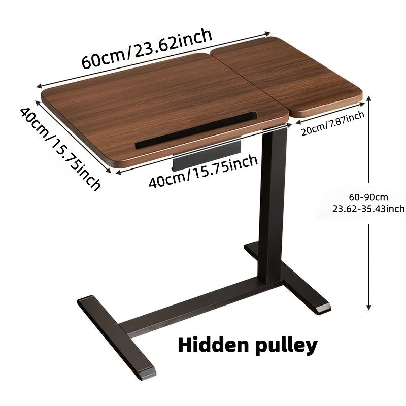 A 4-wheeled Portable Laptop Desk, A Multi-functional Tray Stand, A Bedside Desk That Can Be Flipped 90°-10°, A Mobile Laptop Cart with Hidden Wheels, A Rolling Computer Cart, A Height-adjustable Laptop Stand Desk, A Folding Desk, A Study Desk, An