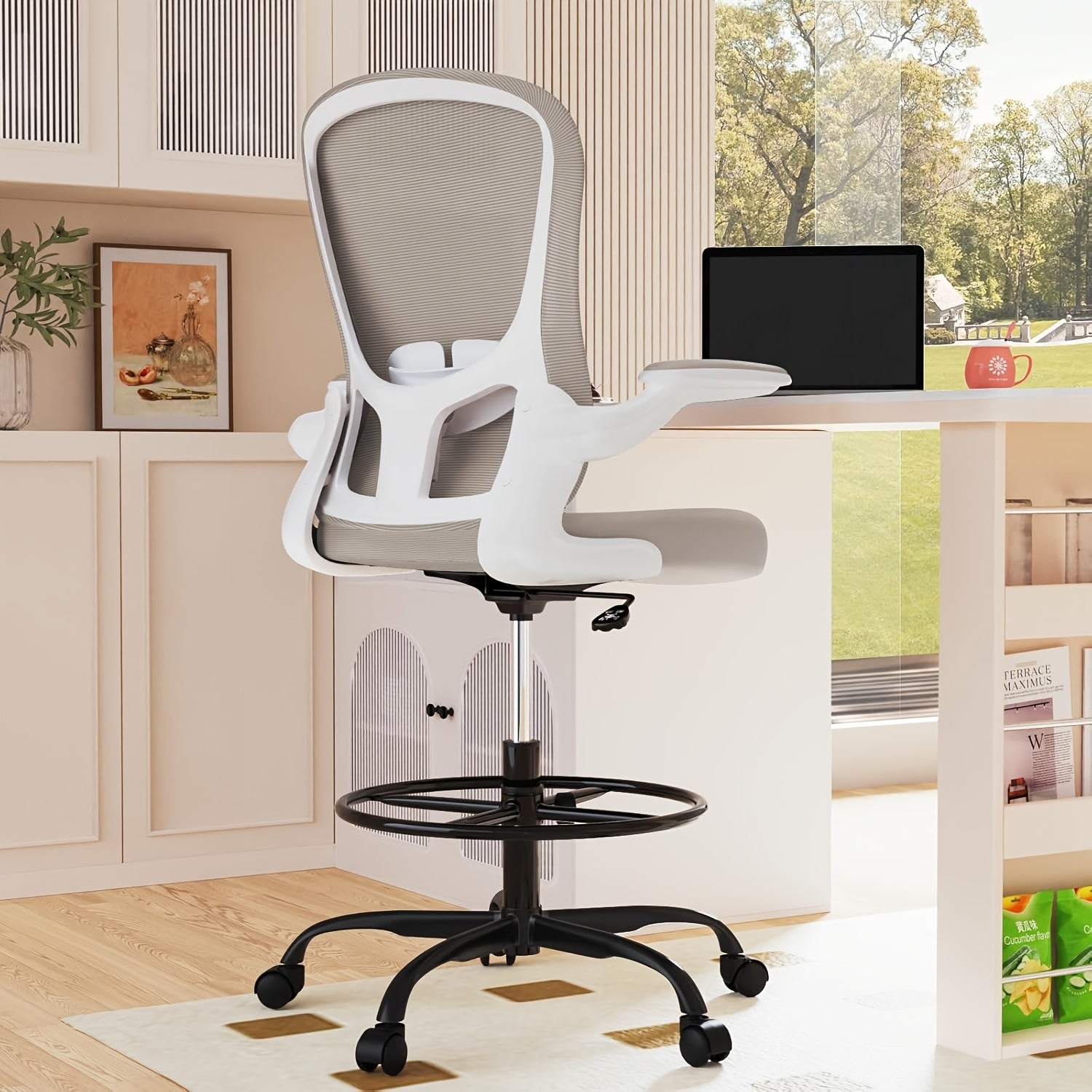Ergonomic Office Chair Pro With 4D Lumbar Support | 150° Lockable Recline, Flip-Up Arms & 3D Headrest - Heavy Duty 330LB Capacity For Home Office\u002FGaming\u002FStudy, Father'S Day Prime Gift (20 Minutes Assembly)Multiple Colors Are Available