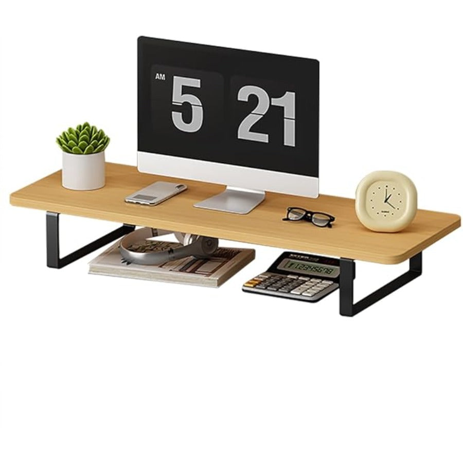 A Computer Elevation Stand, Featuring a Robust Load-Bearing Ability, Constructed from Durable Hardwood And Metal, Designed Ergonomically for Independent Use, Ideal for Laptops, Tvs, And Printers