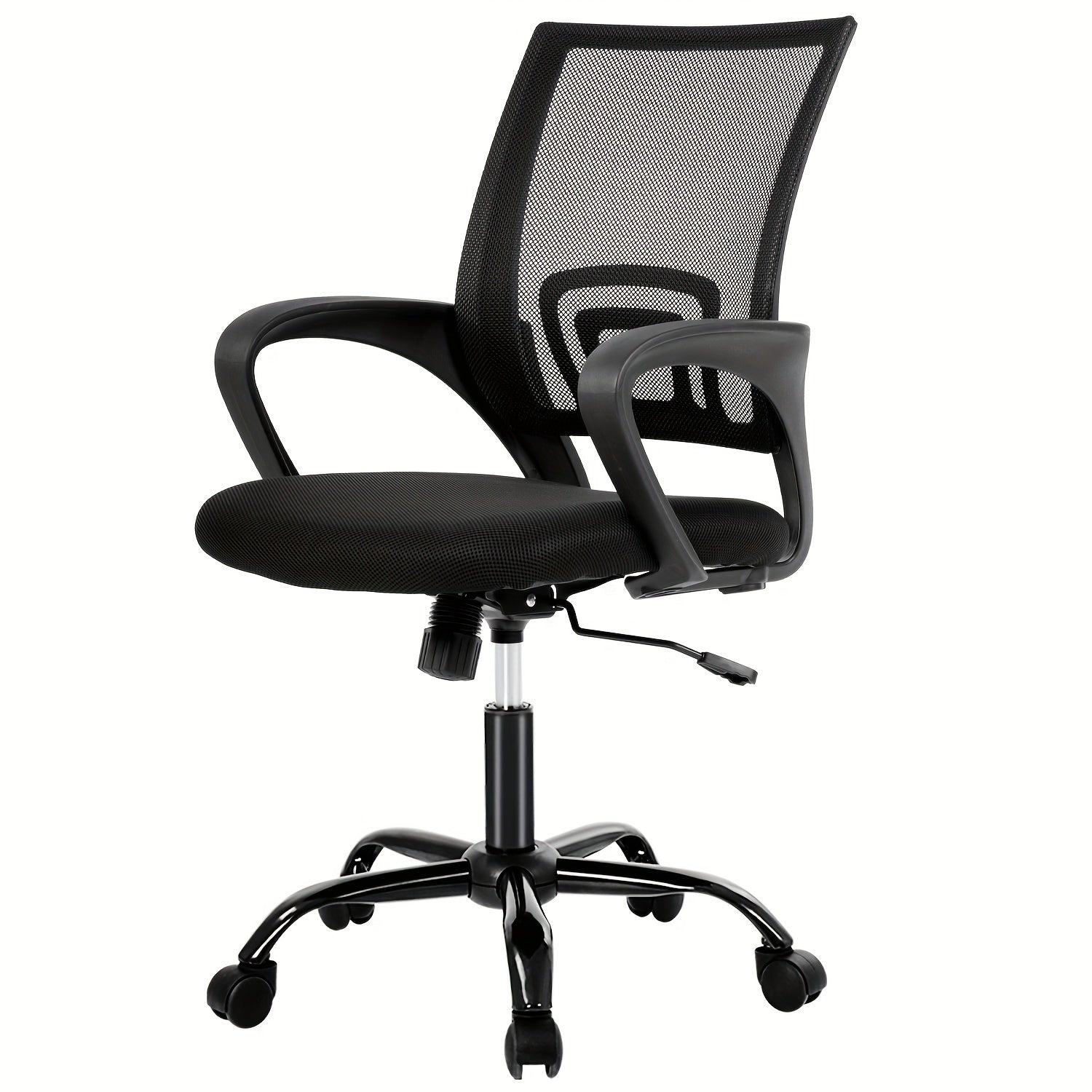 Ergonomic Mesh Office Chair Ergonomic Office Chair, Mesh Computer Chair, Back And Lumbar Support, Comfortable Padded Seat On 5 Wheels, Modern Executive Adjustable Chair