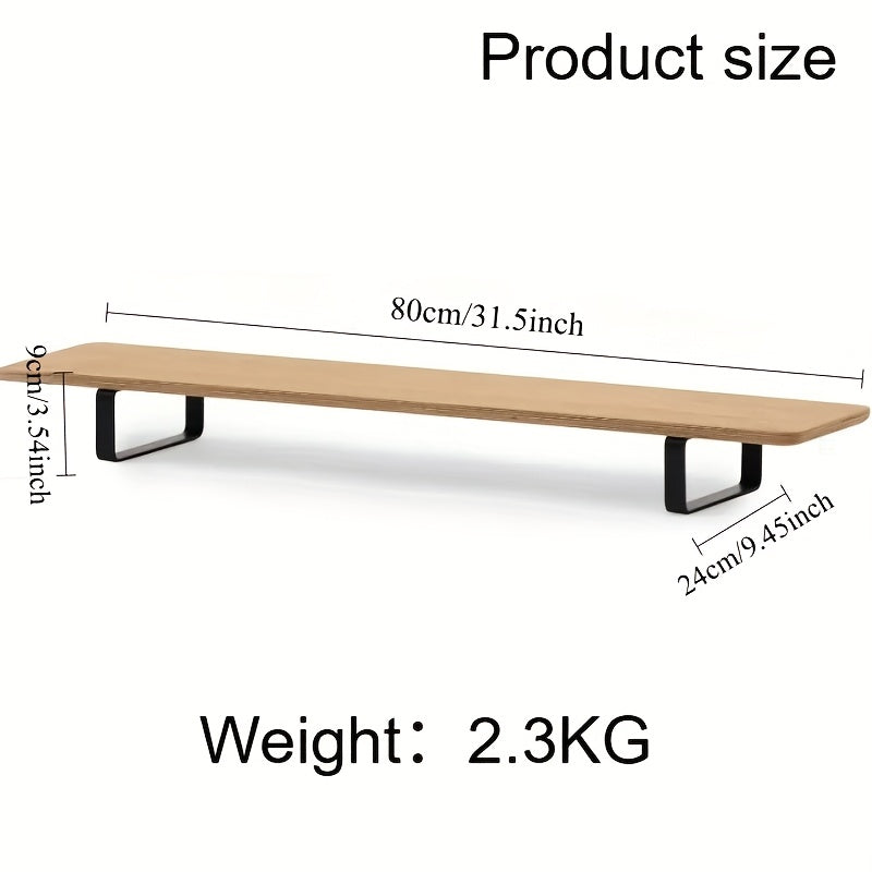 A Computer Elevation Stand, Featuring a Robust Load-Bearing Ability, Constructed from Durable Hardwood And Metal, Designed Ergonomically for Independent Use, Ideal for Laptops, Tvs, And Printers