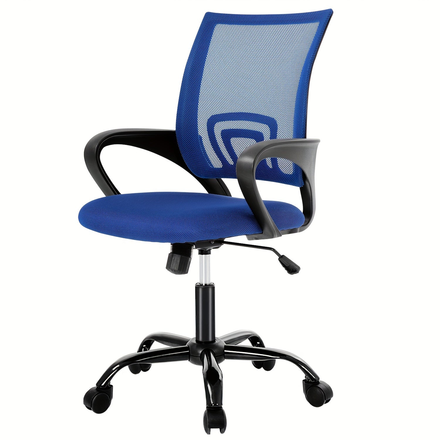 Ergonomic Mesh Office Chair Ergonomic Office Chair, Mesh Computer Chair, Back And Lumbar Support, Comfortable Padded Seat On 5 Wheels, Modern Executive Adjustable Chair